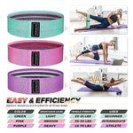 3 Resistance Bands Exercise Bands Yoga Gym Fitness