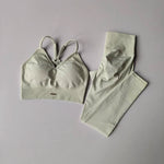Traje deportivo de cintura alta para mujer