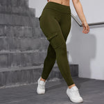 2 uds cintura alta  Leggings Fitness  pantalones deportivos