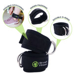 Kit de entrenamiento de 9 piezas de bandas para glúteos con barra, almohadilla para sentadillas, correas para el tobillo y correas de elevación, accesorios de gimnasio para hombres y mujeres