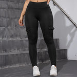 2 uds cintura alta  Leggings Fitness  pantalones deportivos