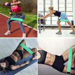 Kit de entrenamiento de 9 piezas de bandas para glúteos con barra, almohadilla para sentadillas, correas para el tobillo y correas de elevación, accesorios de gimnasio para hombres y mujeres
