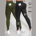 2 uds cintura alta  Leggings Fitness  pantalones deportivos